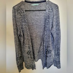 Blue / blue gray Maurices cardigan sweater size L